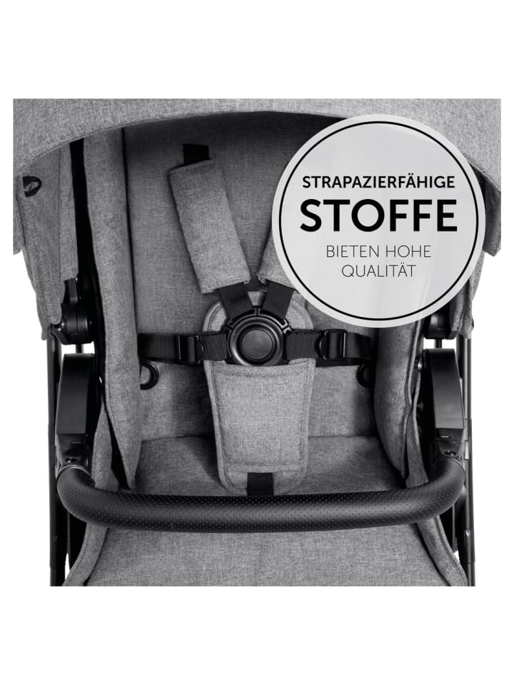Hauck 3in1 Kinderwagen-Set Vision X Trio Set Black in grau günstig kaufen onesize