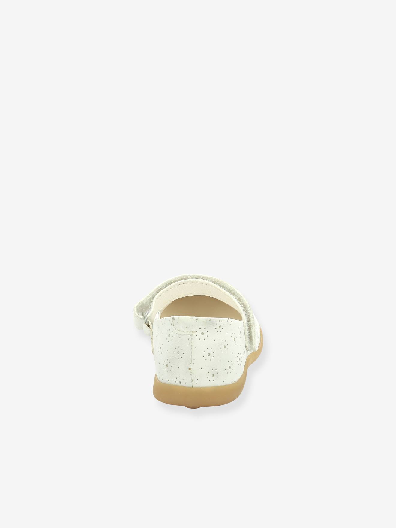 Babies cuir fille Ambellie KICKERS® blanc