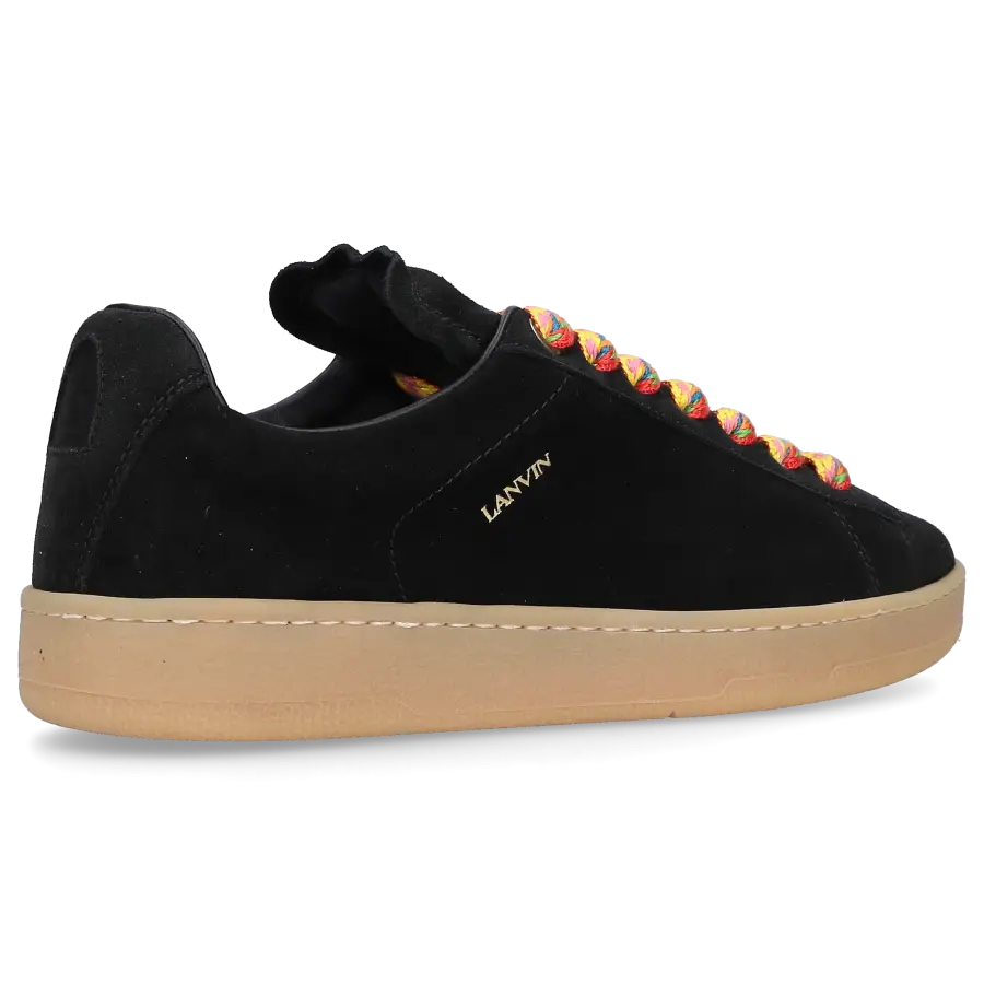 Lanvin - Sneaker low CURB LITE Veloursleder - schwarz