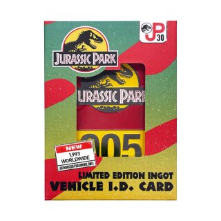 Jurassic Park Metallbarren - 30th Anniversary Jeep (Limited Edition)