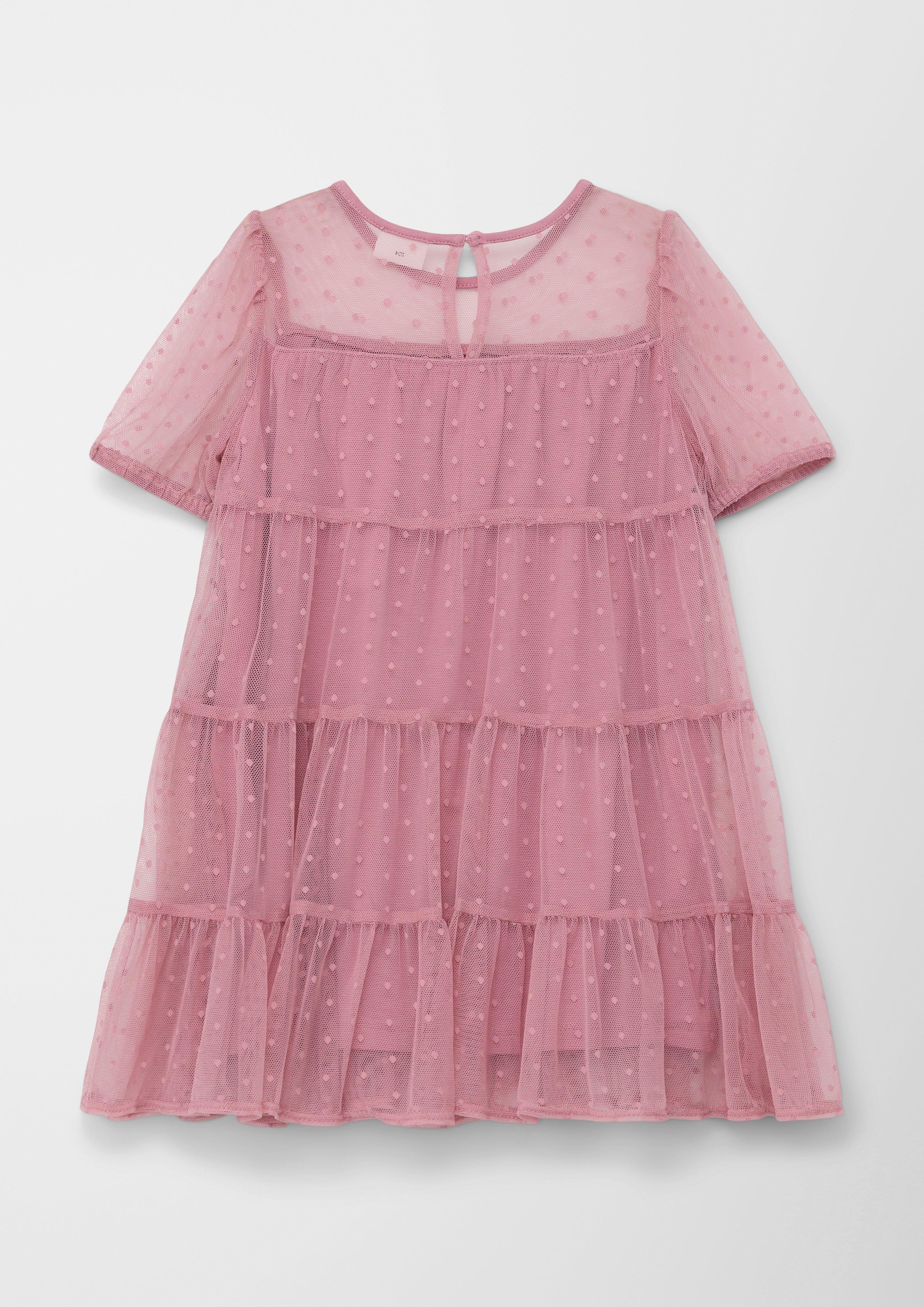 Stufenkleid aus Mesh  2127406-4407