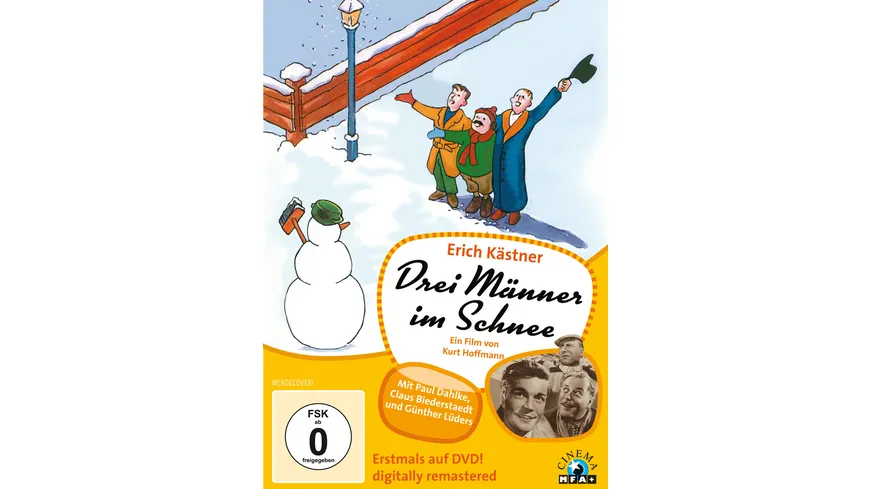 Drei Männer im Schnee