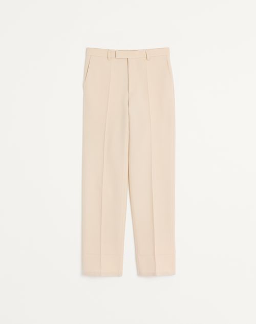 Wollen gabardine broek