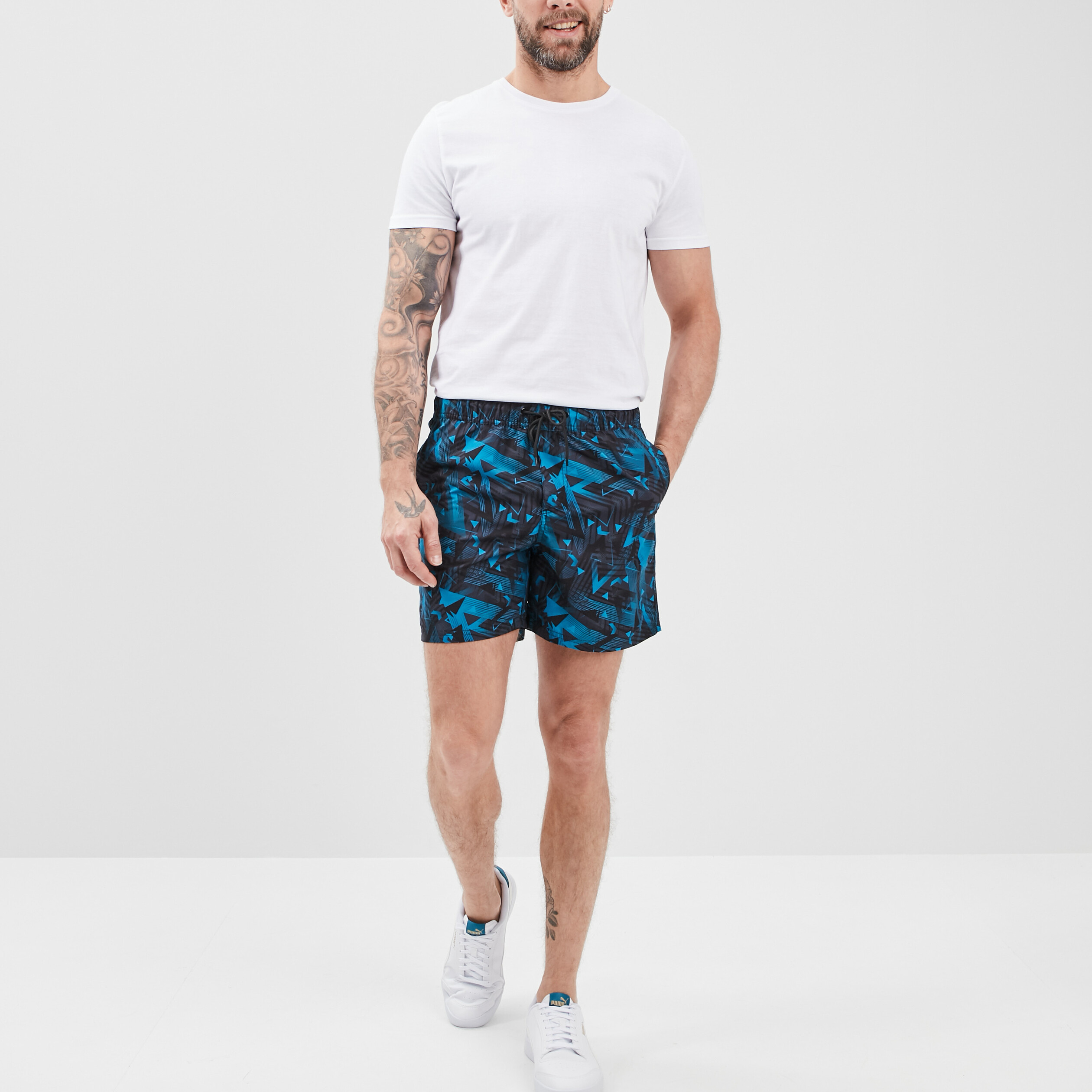 Short de bain noir homme | La Halle