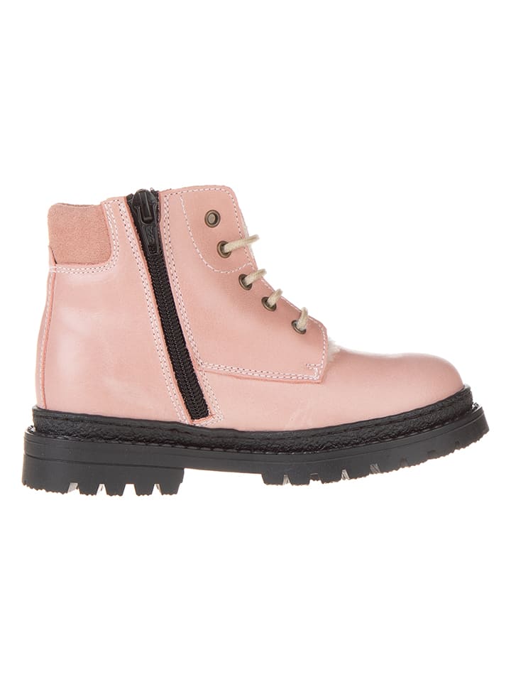 POM POM Leder-Winterboots in Rosa günstig kaufen