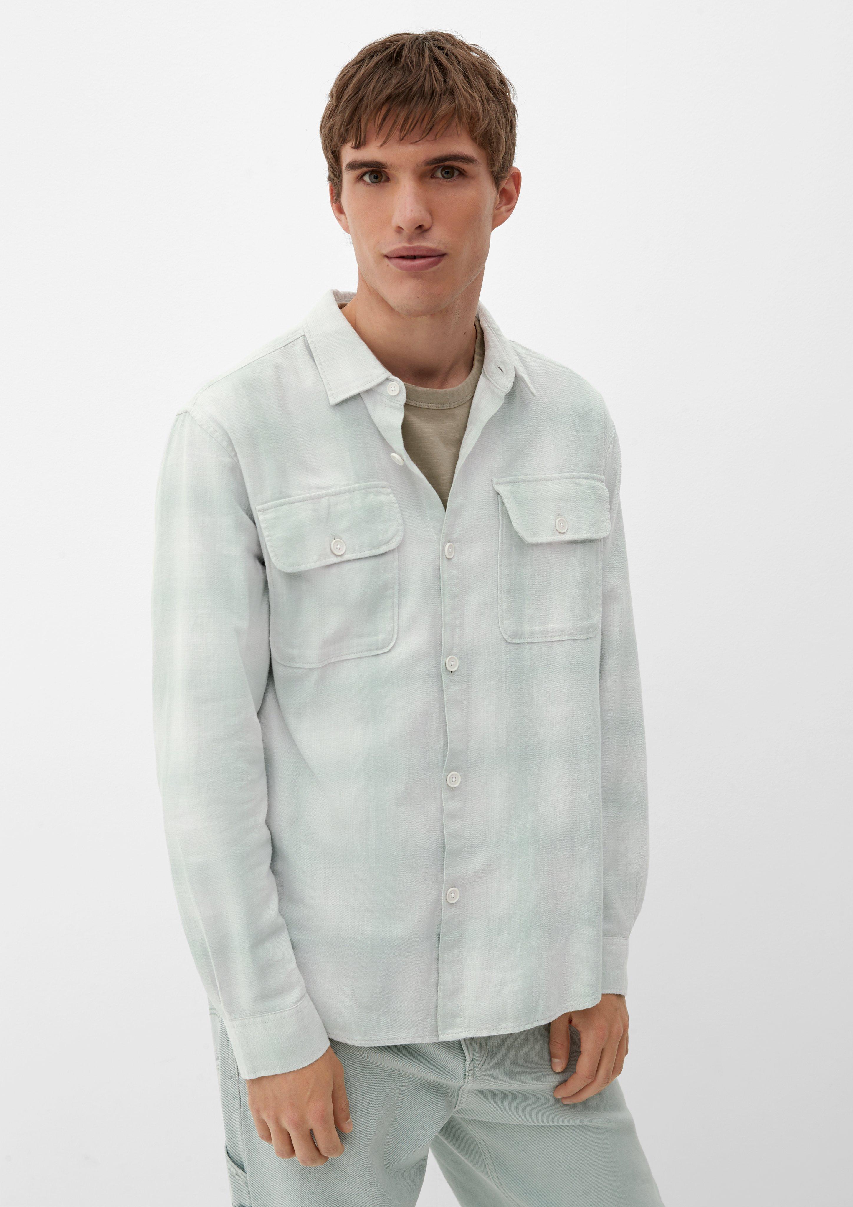 QS x JAMULE Flanellhemd mit Karomuster  2127144-61N0