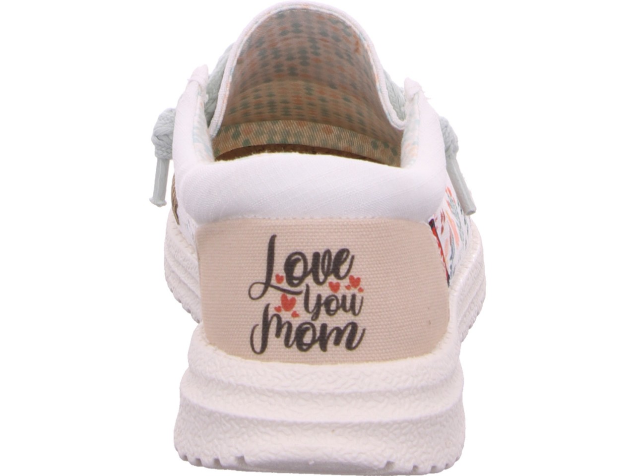 LAUFSTEG Sportliche Slipper weiss Emma Flowers