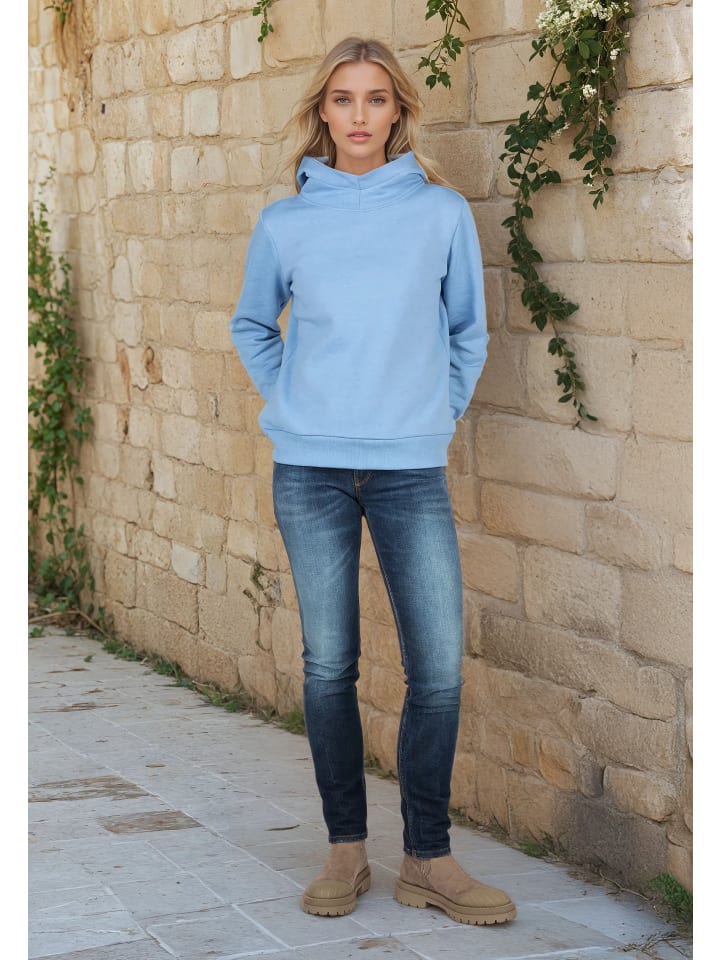 Salzhaut Hoodie TALKEN in Ice Blue günstig kaufen
