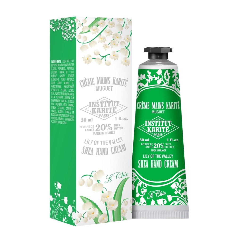 Institut Karité Paris Crème Mains Karité So Chic Muguet avec étui Crème Mains