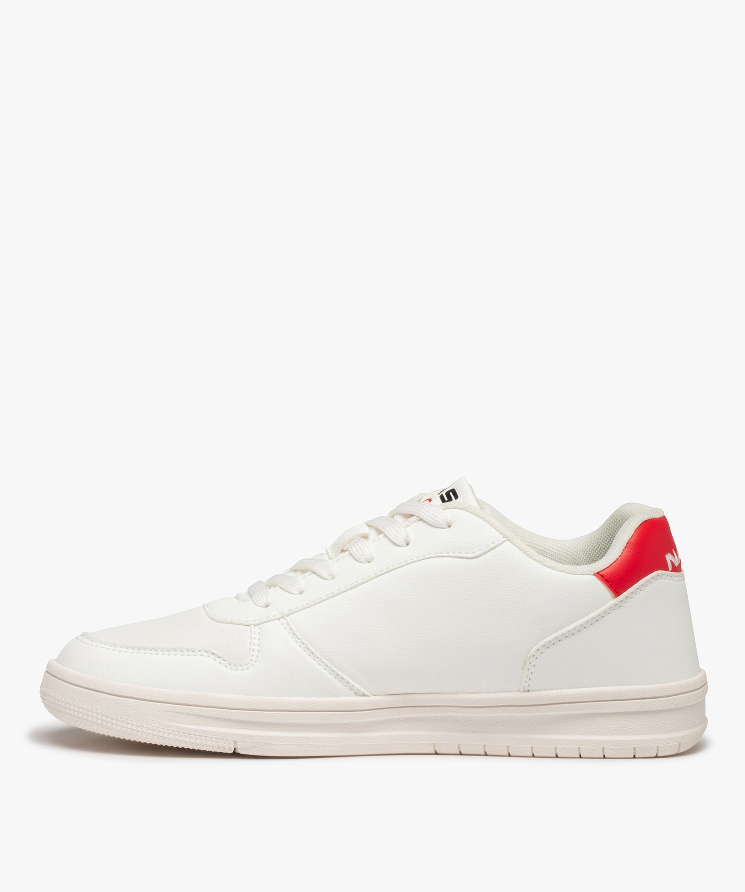 Baskets homme bicolores à lacets – Nasa blanc | GEMO