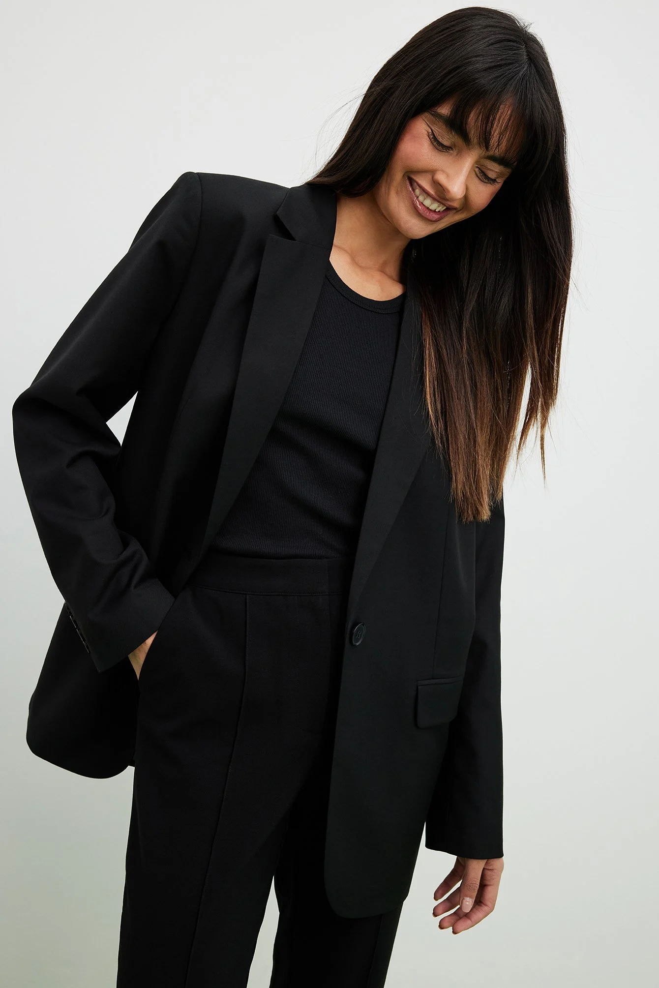 Taillierter Blazer mit Oversized-Passform