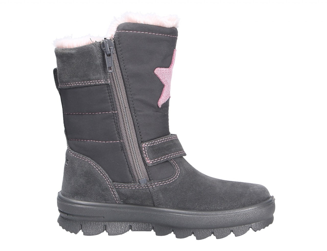 SUPERFIT Stiefel Mädchen grau Schuh Textil  FLAVIA