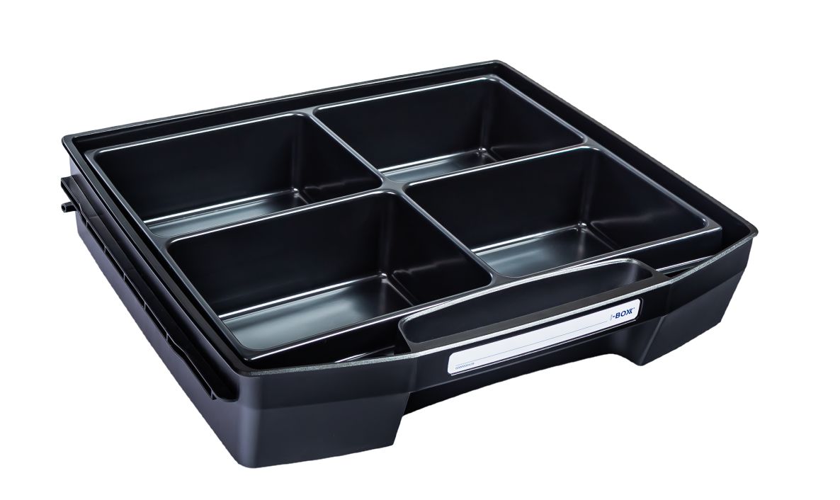L-Boxx 1000010130 i-BOXX 72 Wkładka na części z 4 przegródkami BSS