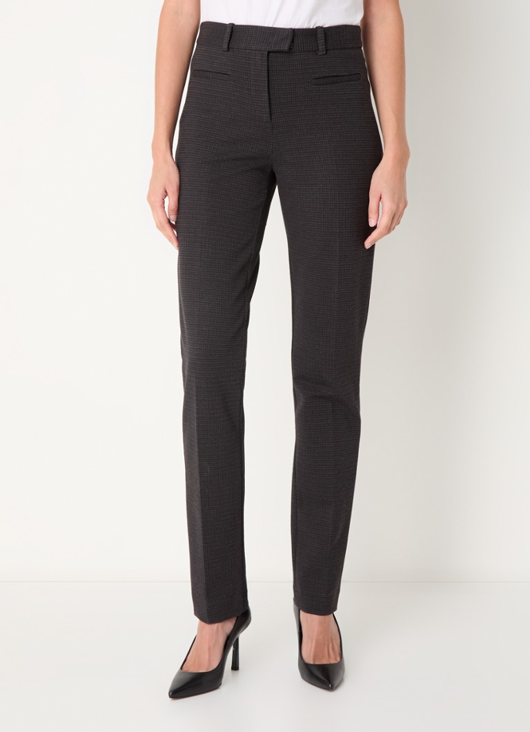 Pantaloni în carouri cu talie înaltă de la Gerard Darel Noli