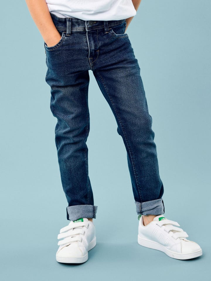 name it Slim Fit Denim Jeans NKMSILAS in Dunkelblau günstig kaufen