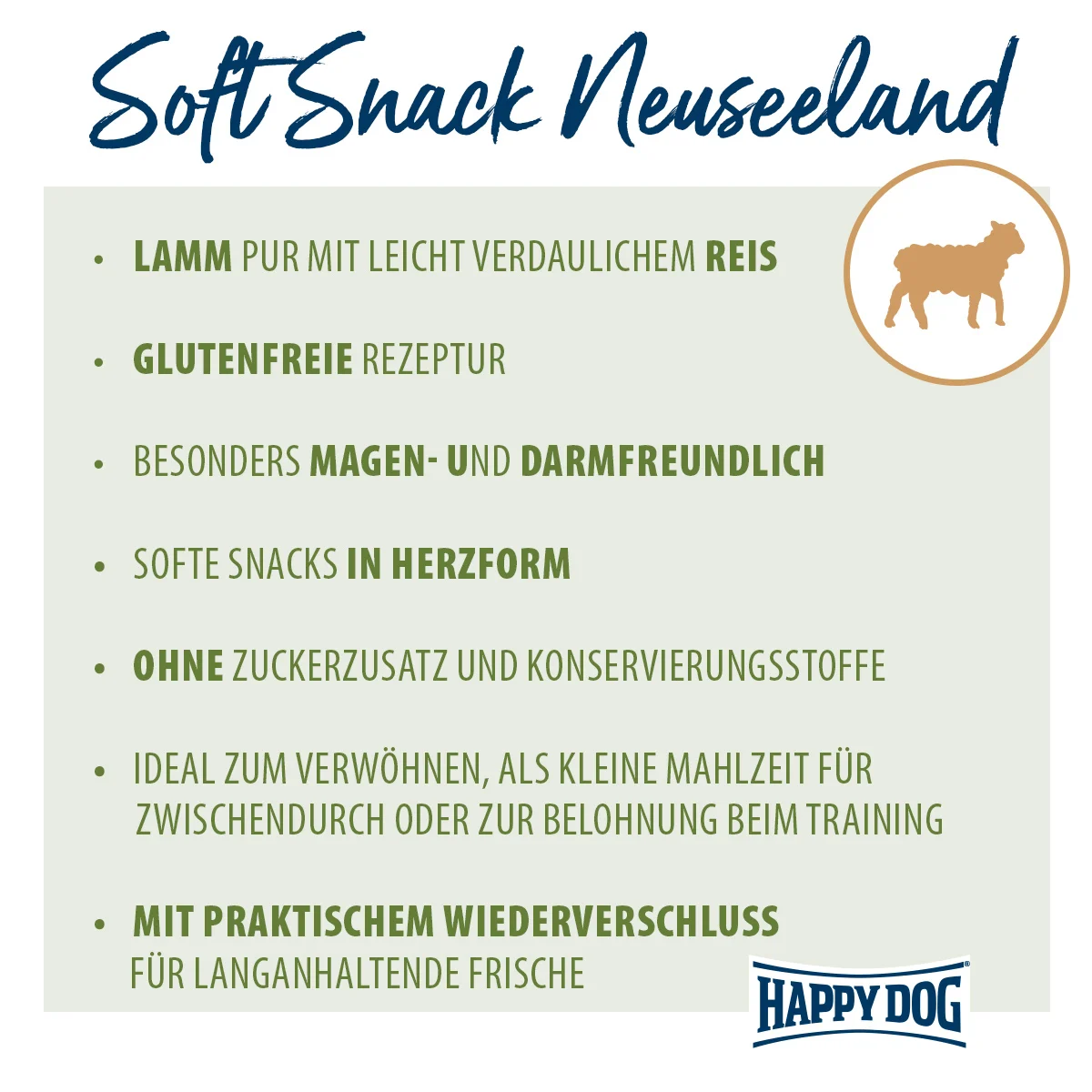 Happy Dog SoftSnack Neuseeland günstig kaufen bei ZooRoyal