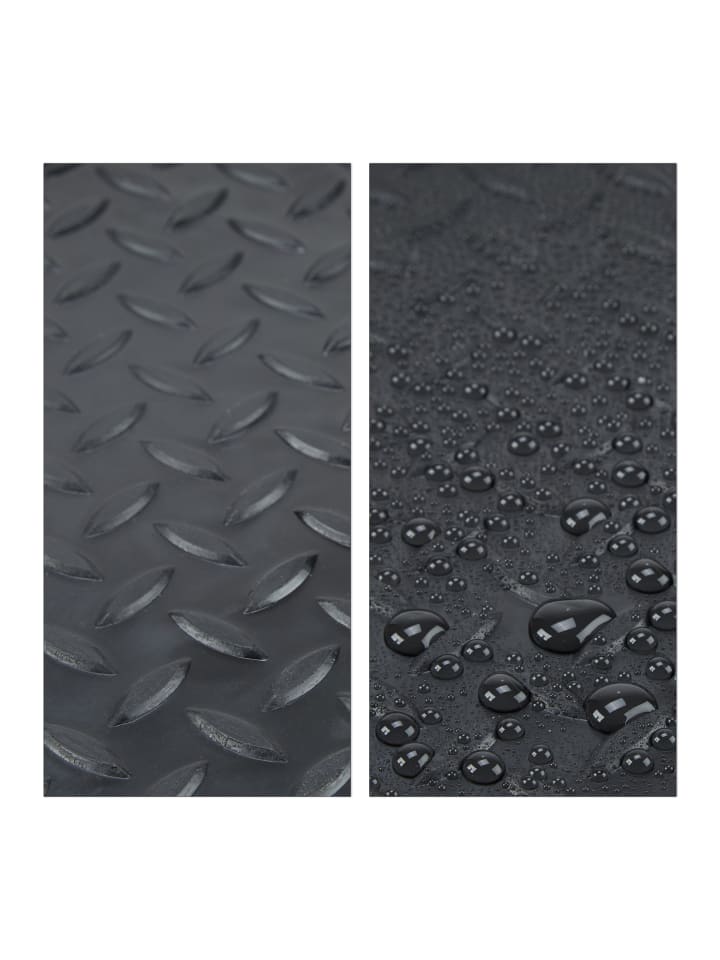 relaxdays Schuhabtropfschale in Schwarz - (B)50x (H)3 x (T)38 cm günstig kaufen onesize
