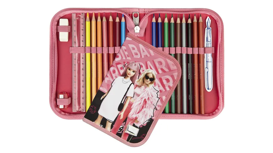 Scooli Barbie EasyFit Schulranzen-Set 5teilig