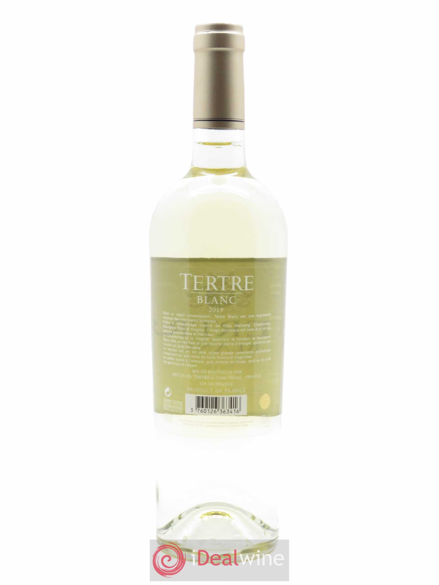 Tertre Blanc  2019 - Lot de 1 Bouteille