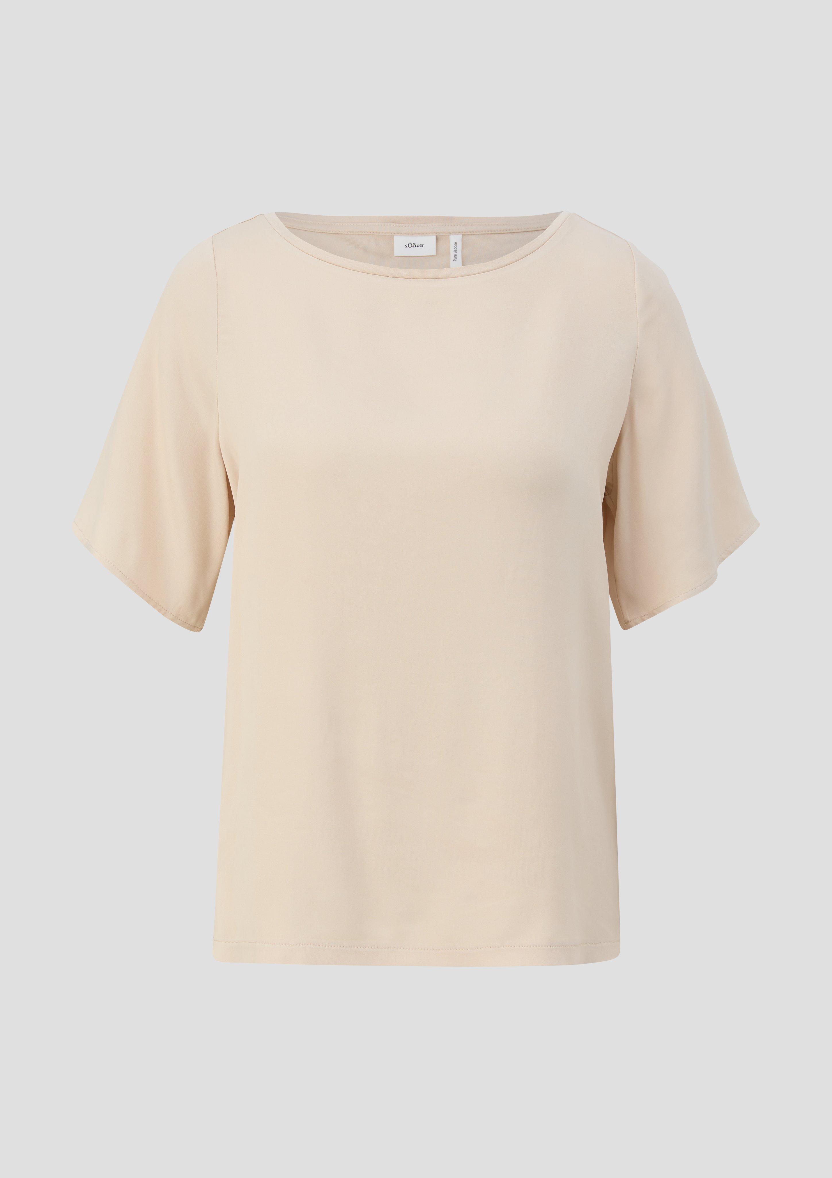 Viskoseshirt in Satin-Optik  2143878-8120