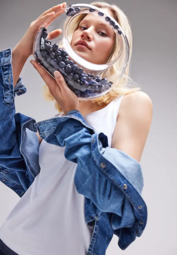 Street One Top in Unifarbe