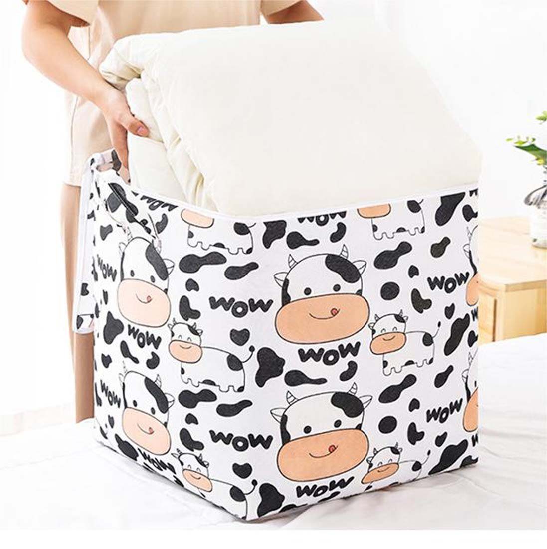 YANN Aufbewahrungstasche Quilt-Aufbewahrungstasche, staubdichte Reise-Packtasche, (Organisation und Aufbewahrung von Kleidung, 1-tlg), Aufbewahrungskorb mit Reißverschluss und Deckel