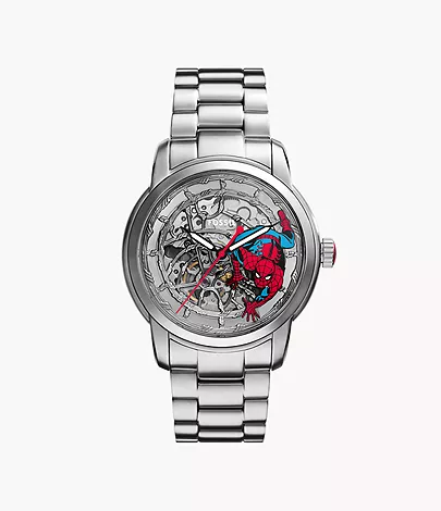 Fossil Uhr Marvel x Fossil SPIDER-MAN Automatikwerk Limited Edition