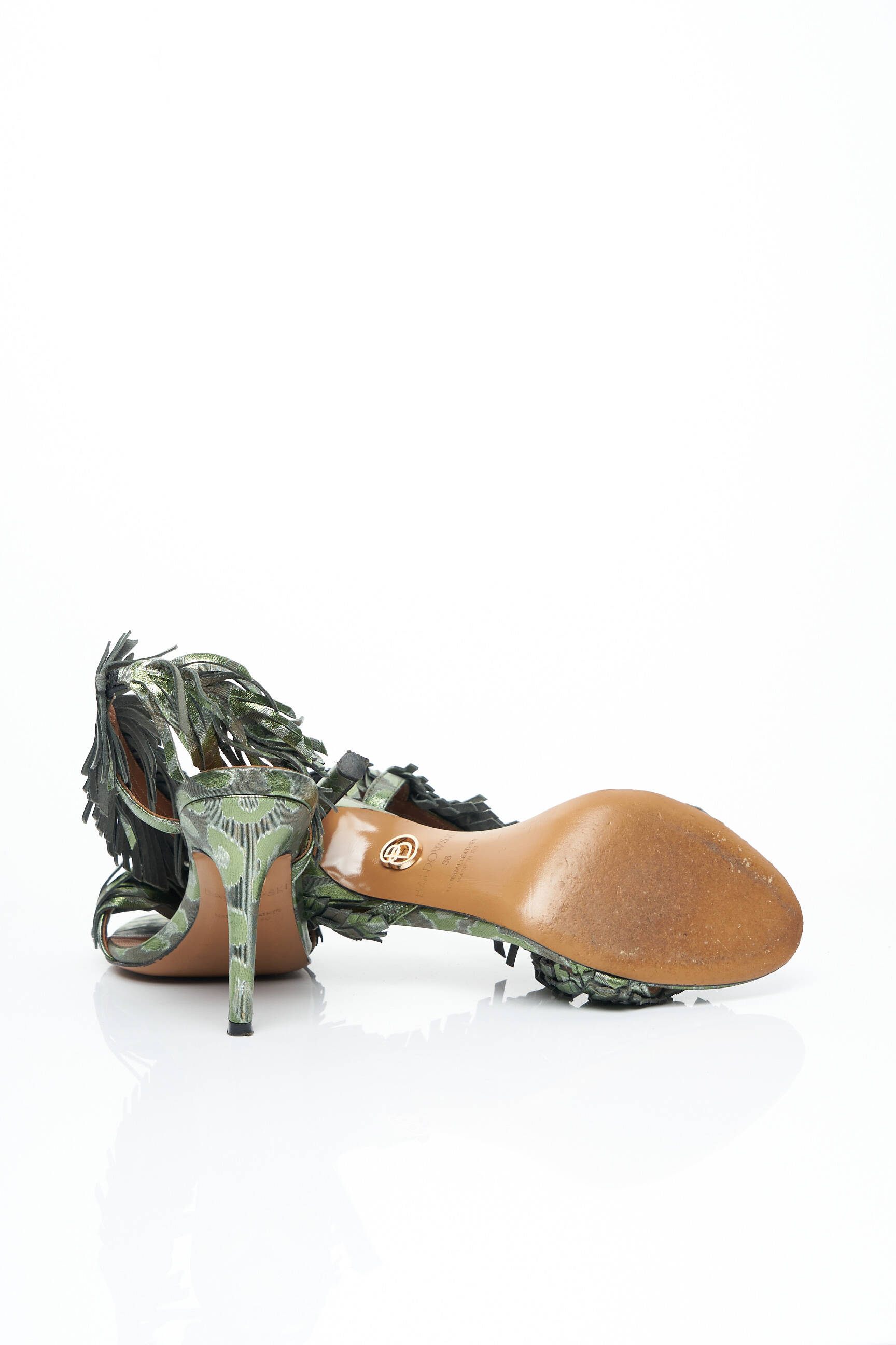 Baldowski Sandales Nu Pieds Femme couleur vert