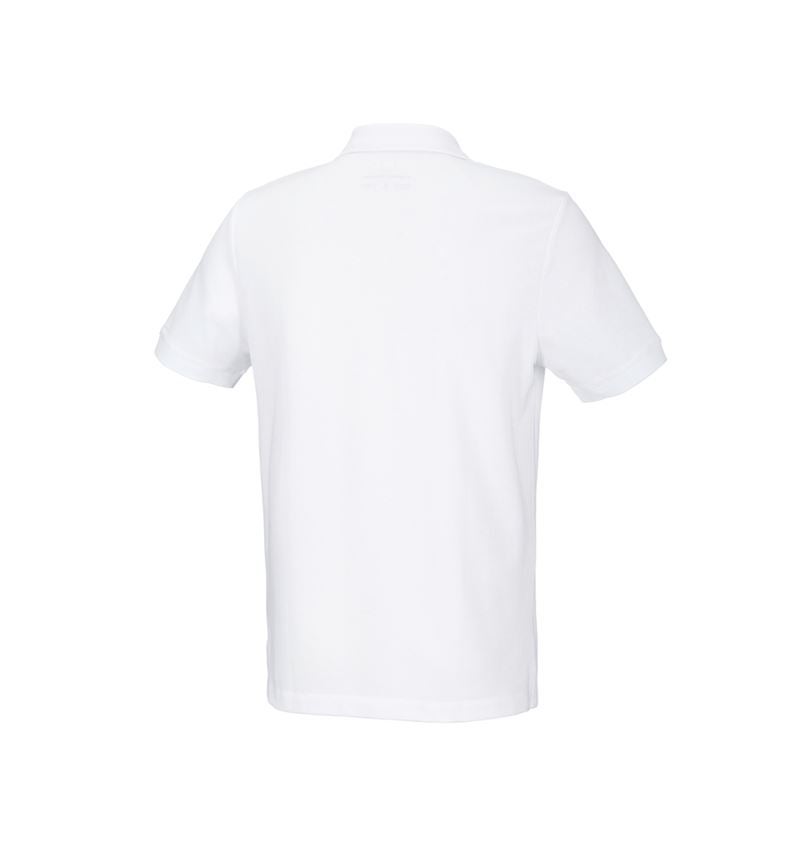 e.s. Piqué-Polo cotton stretch