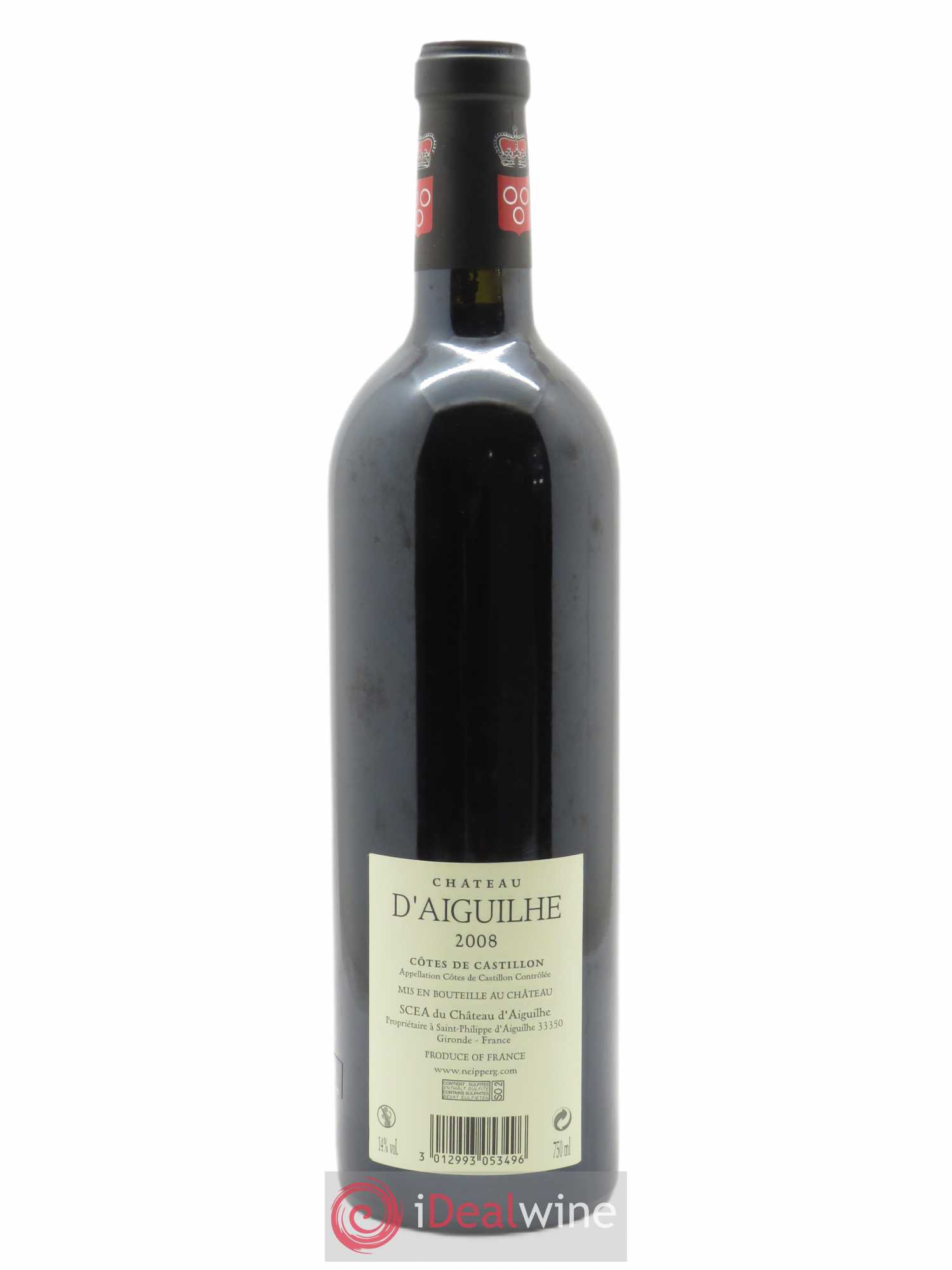 Château d'Aiguilhe  2008 - Lot de 1 Bouteille