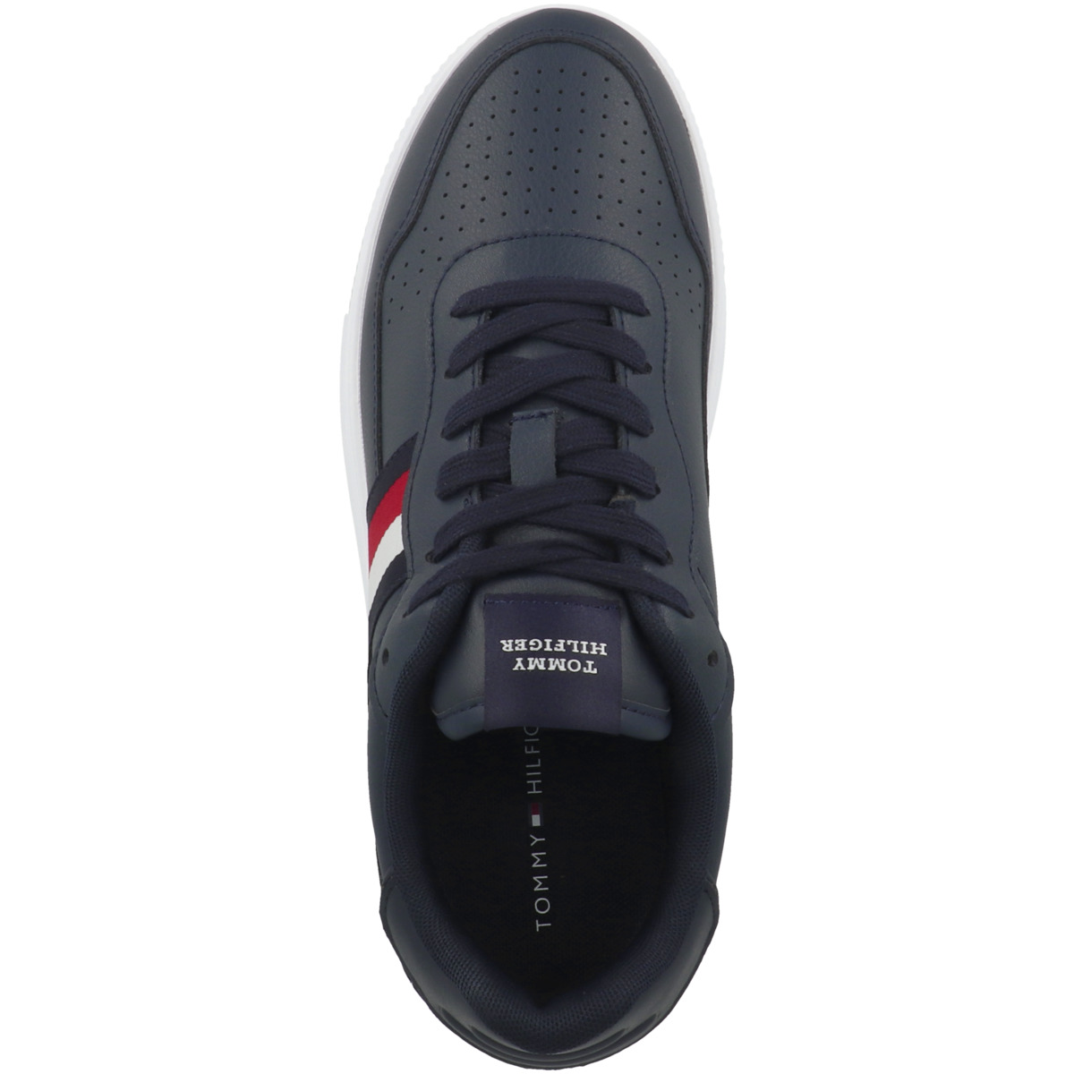 Tommy Hilfiger Supercup Leather Stripes Sneaker low dunkelblau