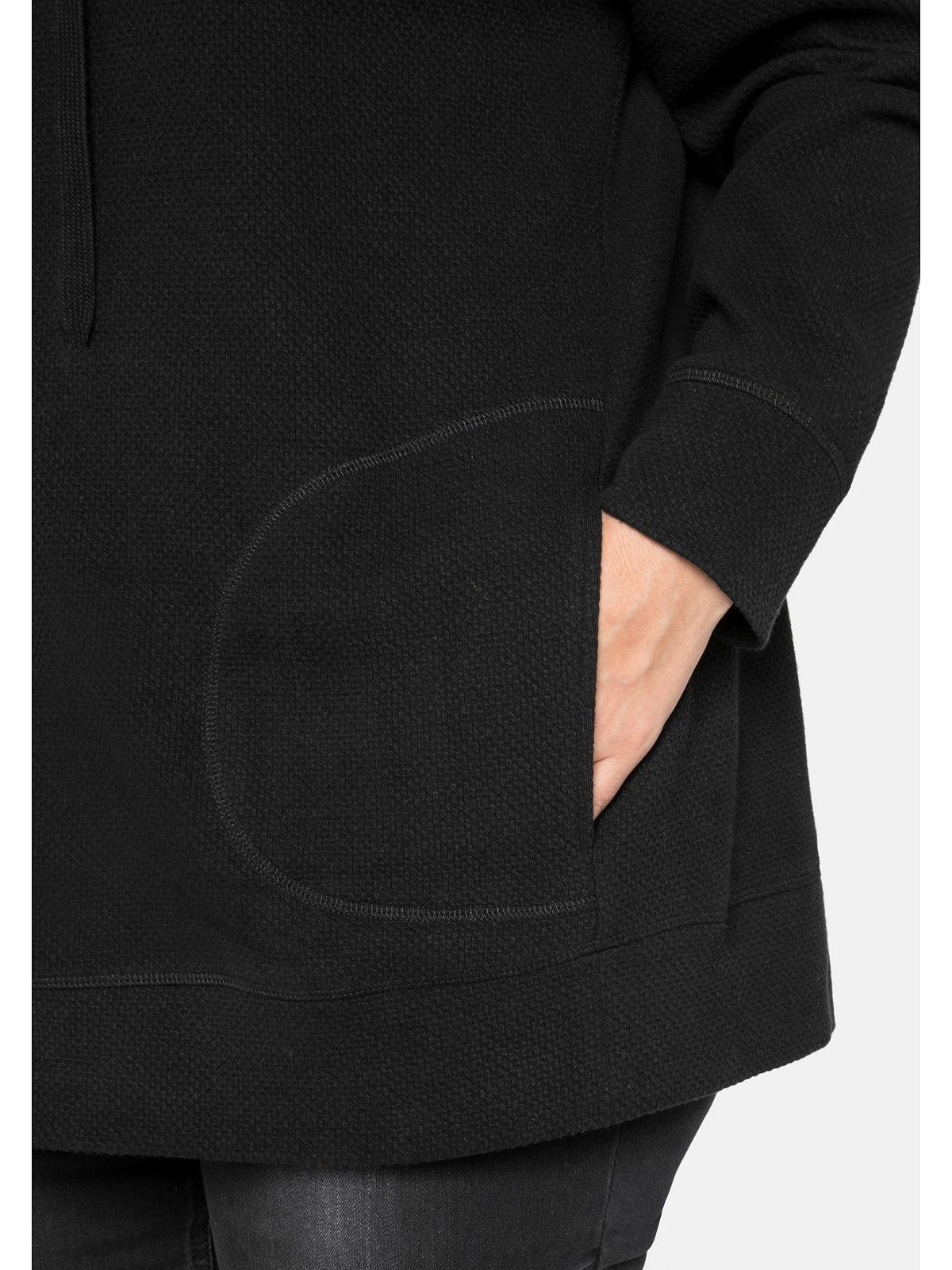 Sheego Sweatshirt Große Größen in Strukturqualität