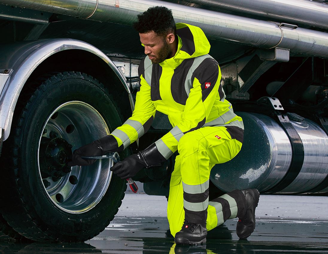 e.s. Wetterschutzjacke multinorm high-vis