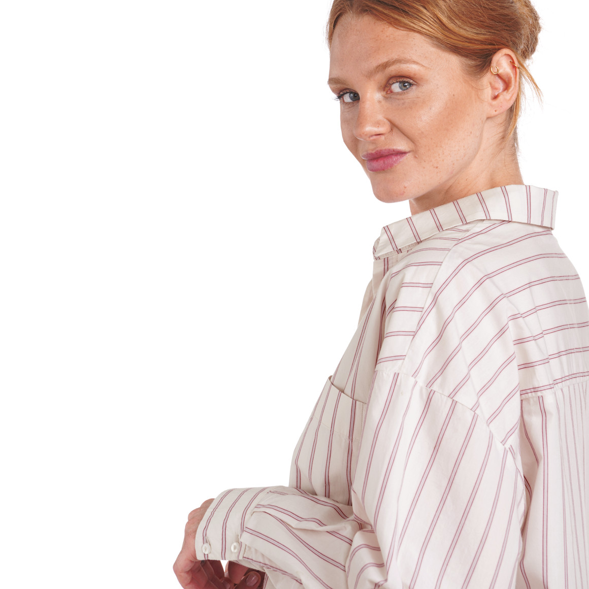 Damen Bluse in Hemd-Optik