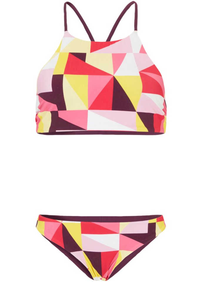 Bustier Bikini (2-tlg.Set) zum Wenden aus recyceltem Polyamid