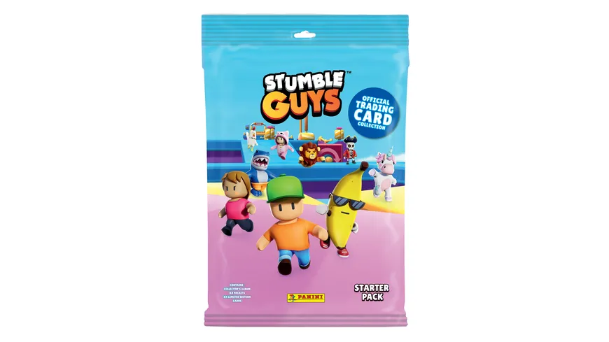 Panini - Stumble Guys Starter Set mit Sammelordner, 3 Flow Packs und 1 LE-Card