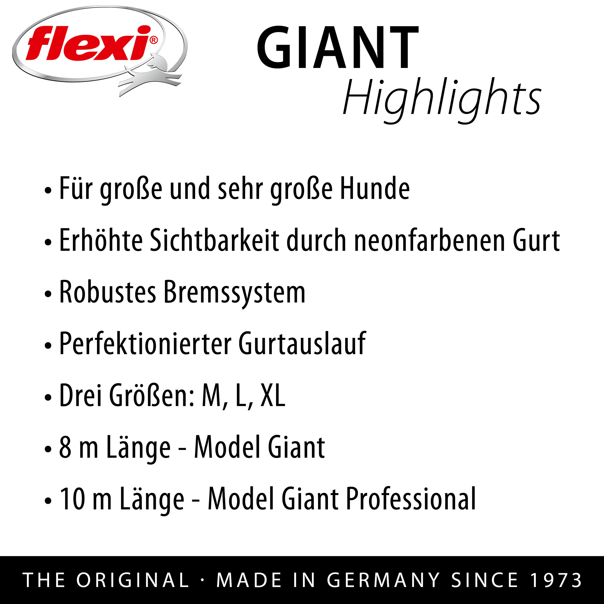 Flexi Hundeleinen Flexi Trixie GIANT PROFESSIONAL Gurt