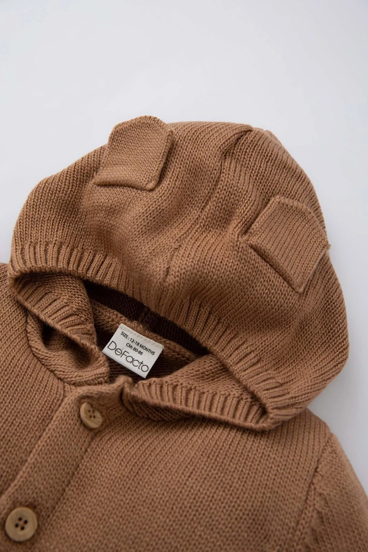 DeFacto  Baby-Strickjacke mit Kapuze für Jungen