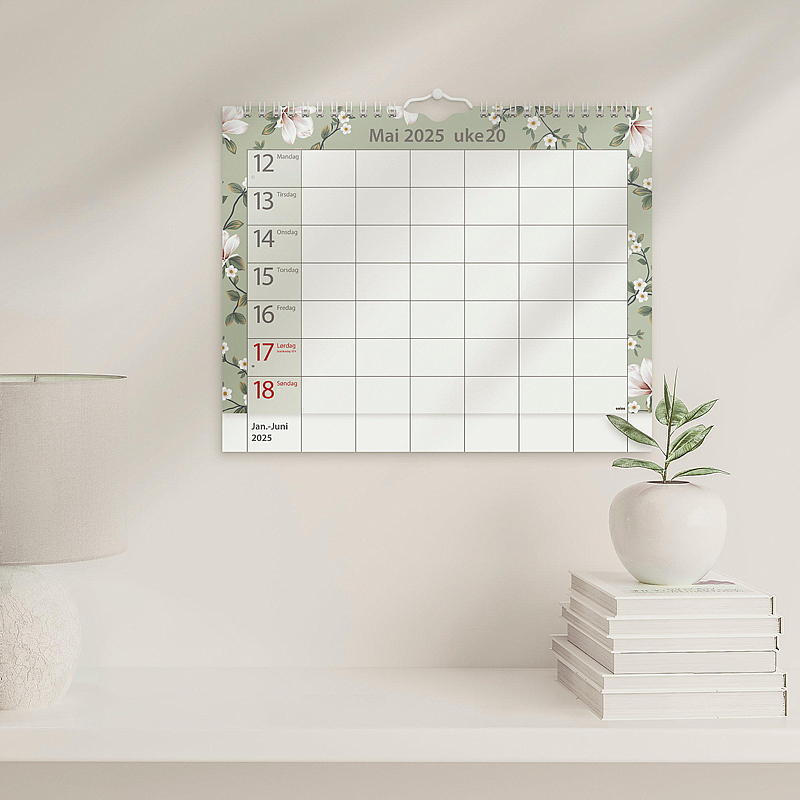 Veggkalender hjemmets