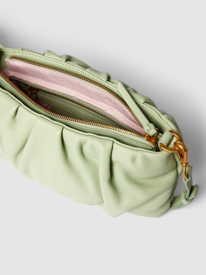 Umhängetasche mit Reißverschlussfach Modell 'LINA' in mint