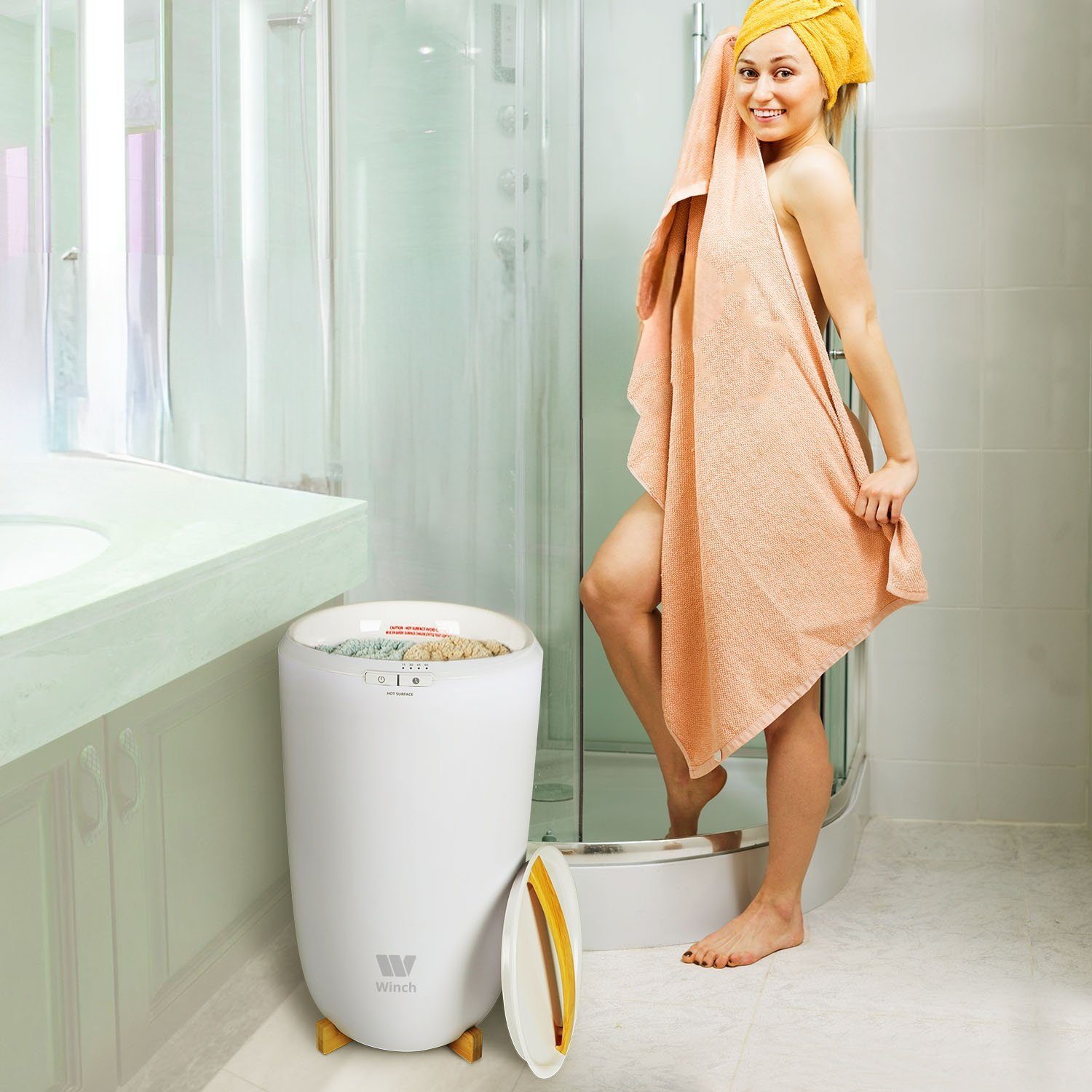 Winch Heizgerät Luxus & Wellness Handtuchwärmer, stylisches Design, Netzbetrieben