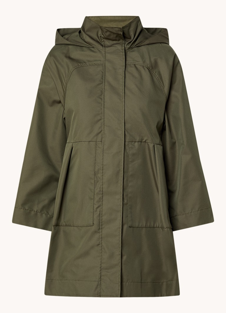 MaxMara Tonaca parka with hood and side pockets