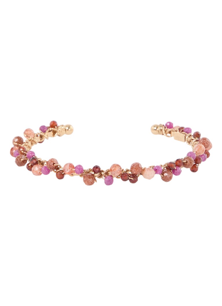 Gas Bijoux Orphee bangle with gold-plated beads