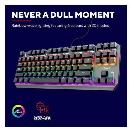 Tastatură de gaming TRUST TKL mecanică CALLAZ