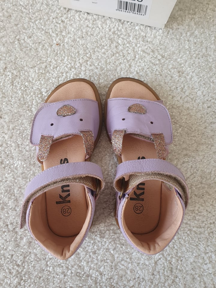 kmins Leder-Sandalen in Lila günstig kaufen 28