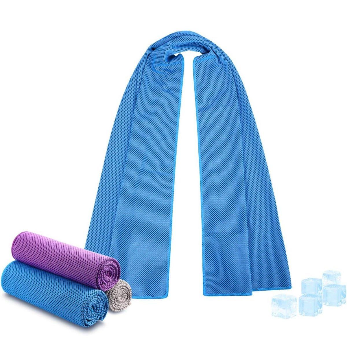 Rwoythk Sporthandtuch Kühltuch Set, kühlendes Handtuch Kühltücher Hals