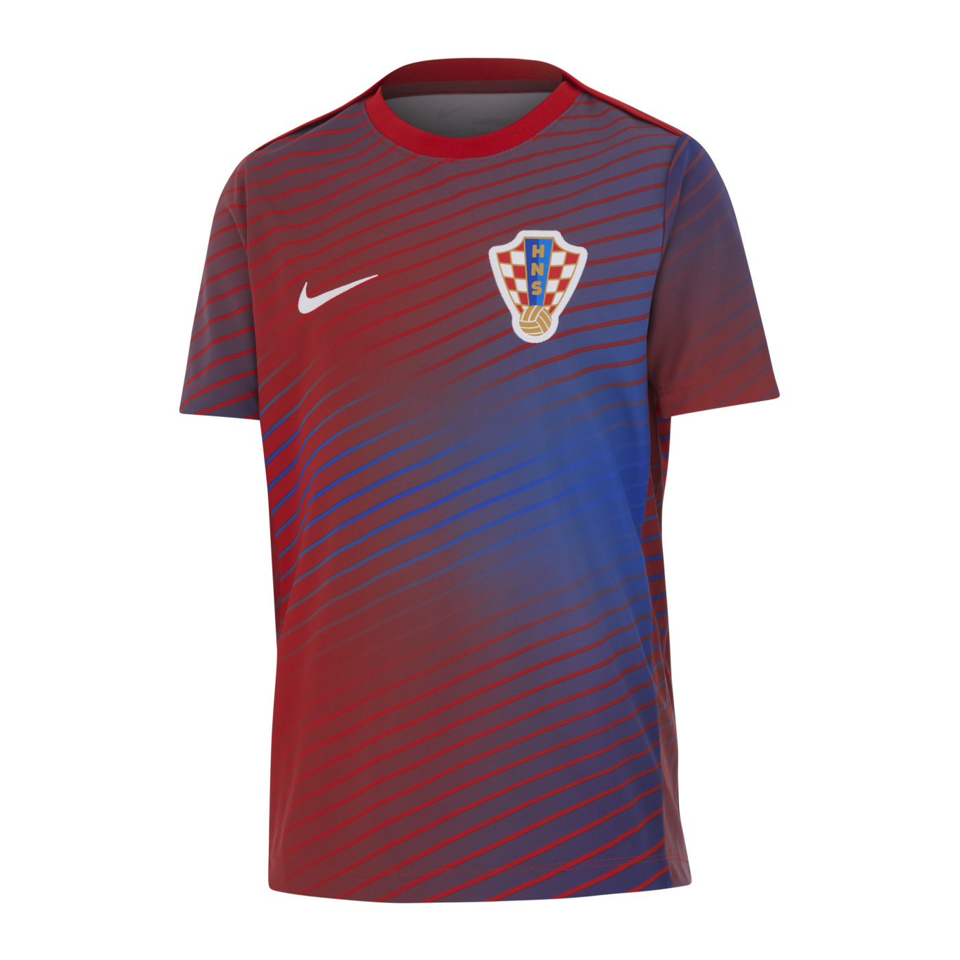 Nike Kroatien Academy Pro T-Shirt Kids Blau Weiss F455
