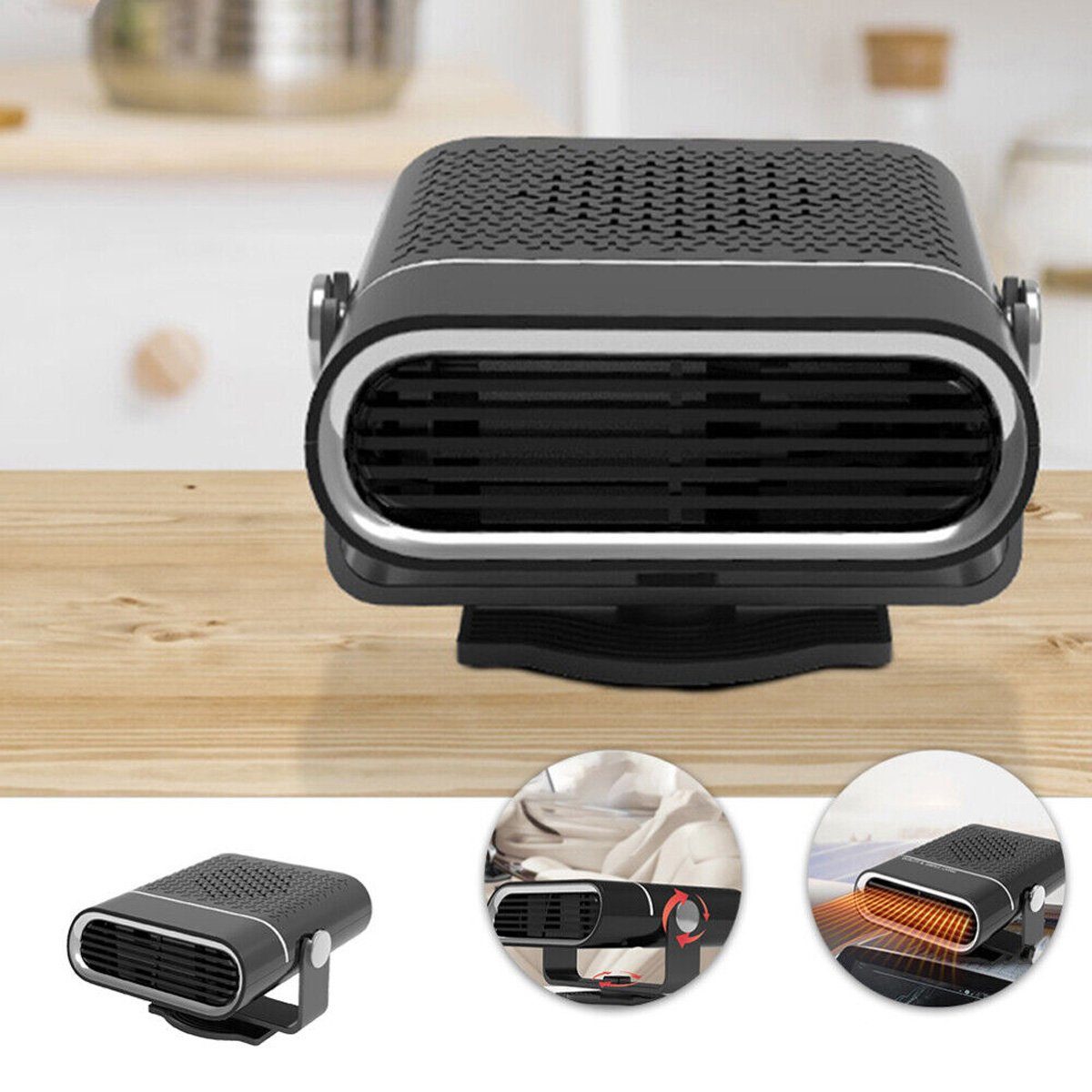 Yoyaxi Heizgerät USB 12V Autoheizung Fahrzeug-Defroster, Universelle tragbare Auto-Heizlüfter