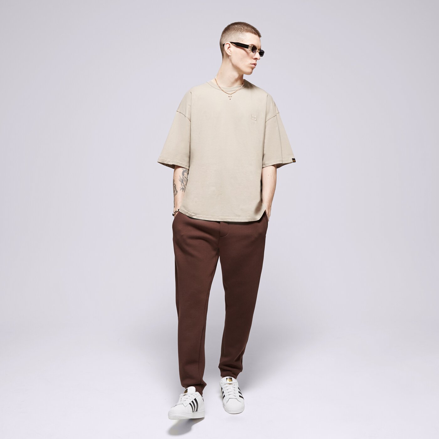 ALPHA INDUSTRIES T-SHIRT ALPHA ESSENTIALS RL T Beige