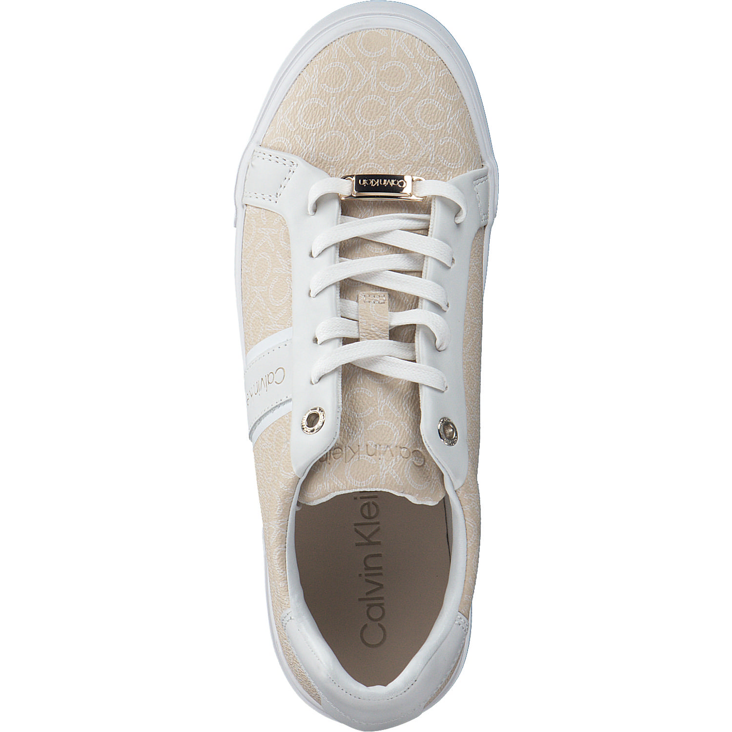 Calvin Klein HW0HW00869, Sneakers Low, Damen, Sand